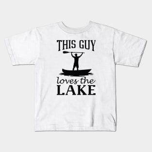 This Guy Loves The Lake Kids T-Shirt